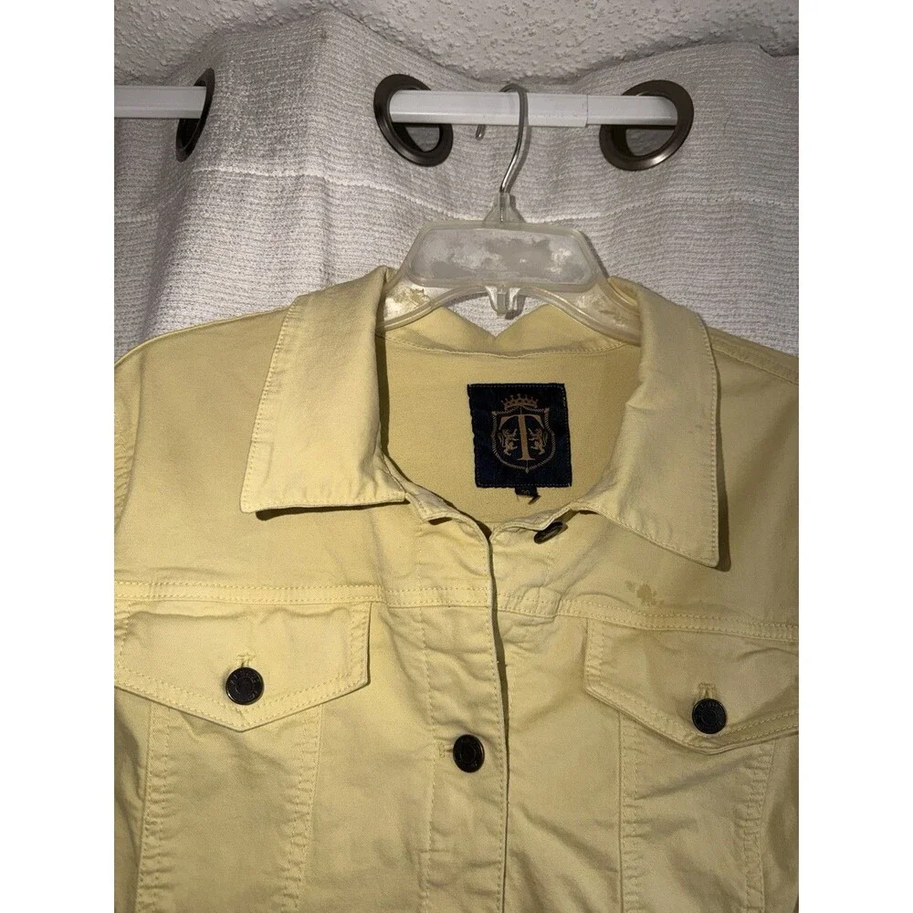 TALBOTS Denim Cut Jacket Top Size 20